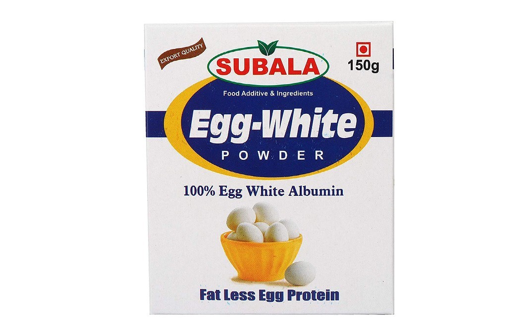 Subala Egg-White Powder (100% Egg White Albumin)   Box  150 grams